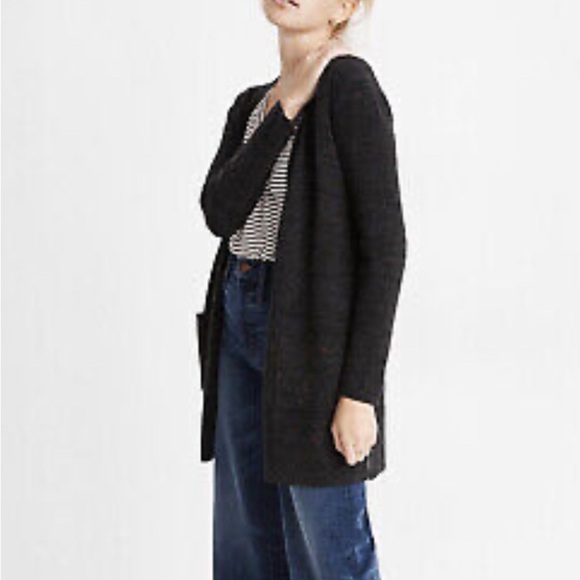 Madewell Sweaters - Madewell donegal Kent cardigan coziest knit dark gray